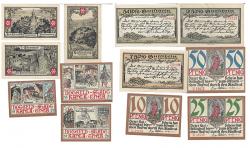 Lot of 29 German Notgeld; Kahla, Tetreuen, Teknitz, and Kallies